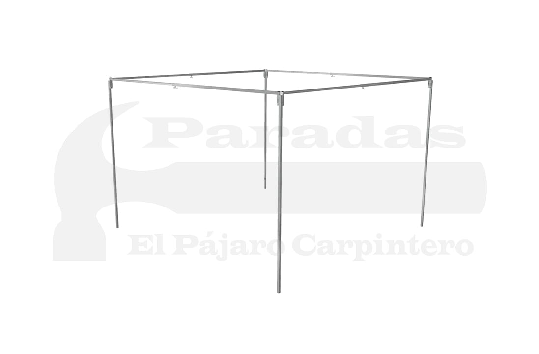 Caseta mercado altura fija basica 3x3