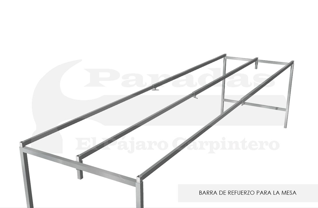 Mesa barra refuerzo mesa L