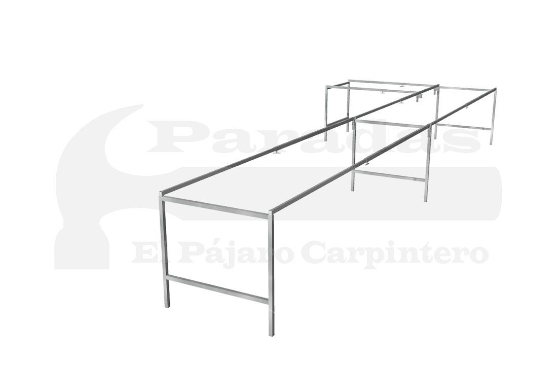 Mesa extensible mercadillo 6 L