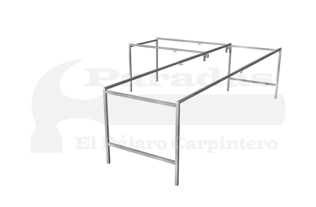 Mesa extensible mercadillo L