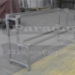 expositor escalera feria