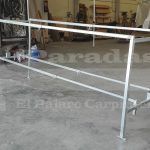 mesa feria con patas regulables