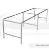 mesa pata central refuerzo extensible mercadillo L