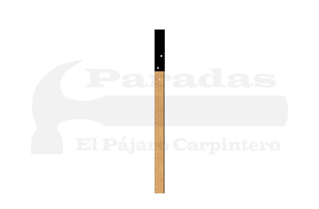 Bajante parada madera medieval