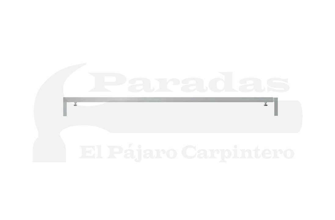 Larguero extensible reforzado para visera