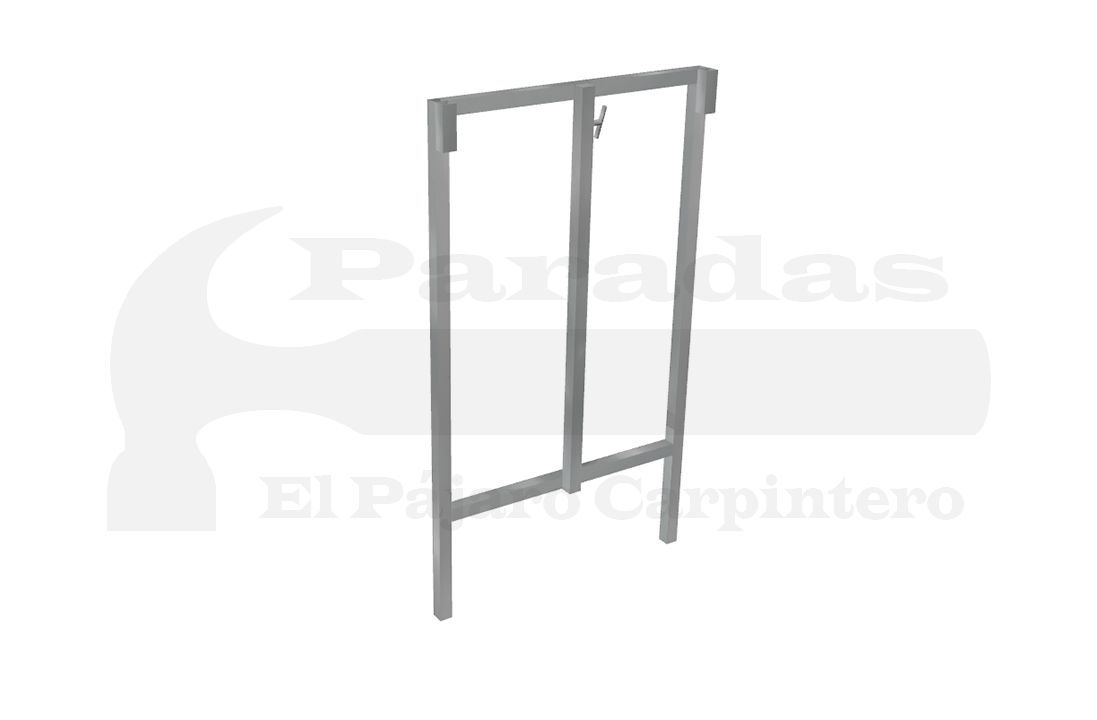 Pata mesa catalana metálica tipo bar central