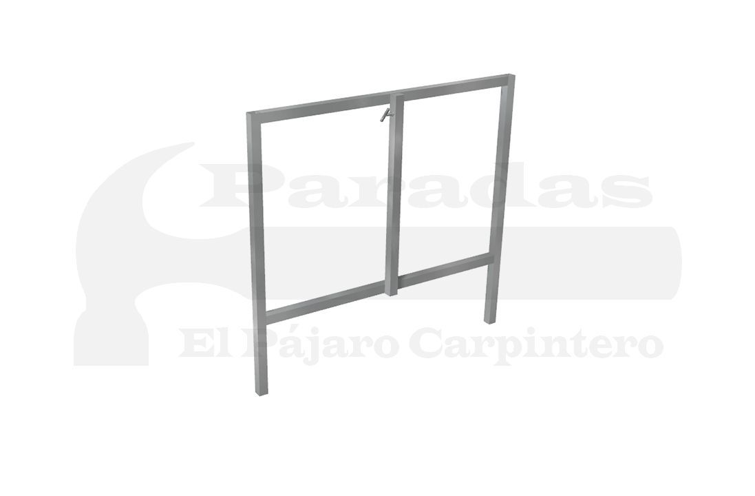 Pata mesa catalana metálica