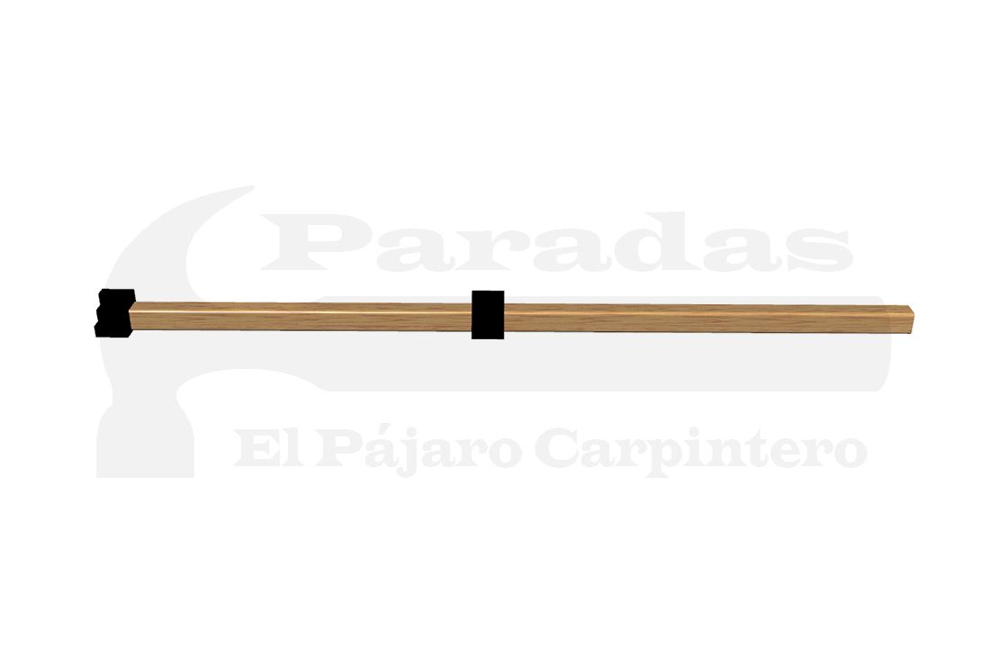 Puntal caseta madera medieval