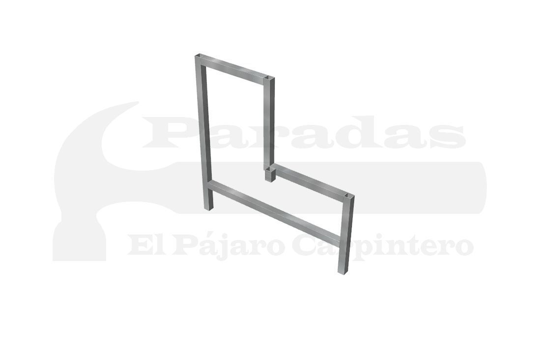 Pata mesa forma escalera 2 peldaños