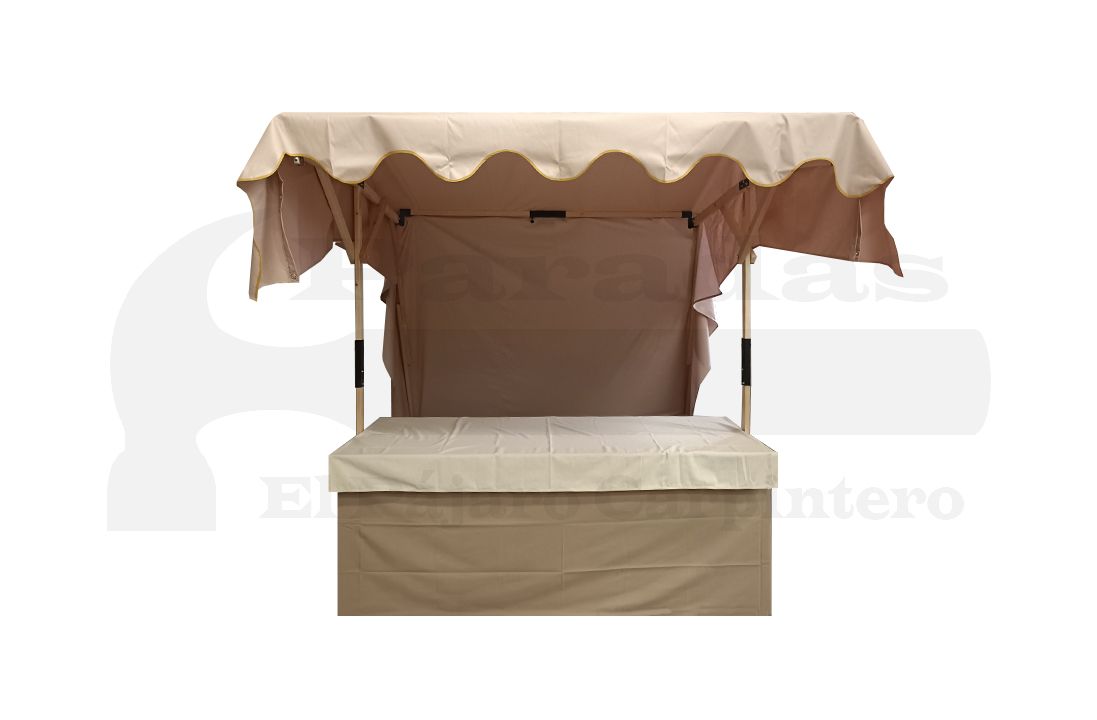 Catalana trasero ondas toldo especial