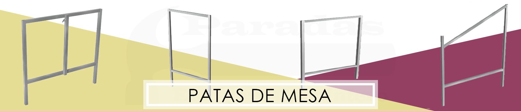 Patas mesa principal