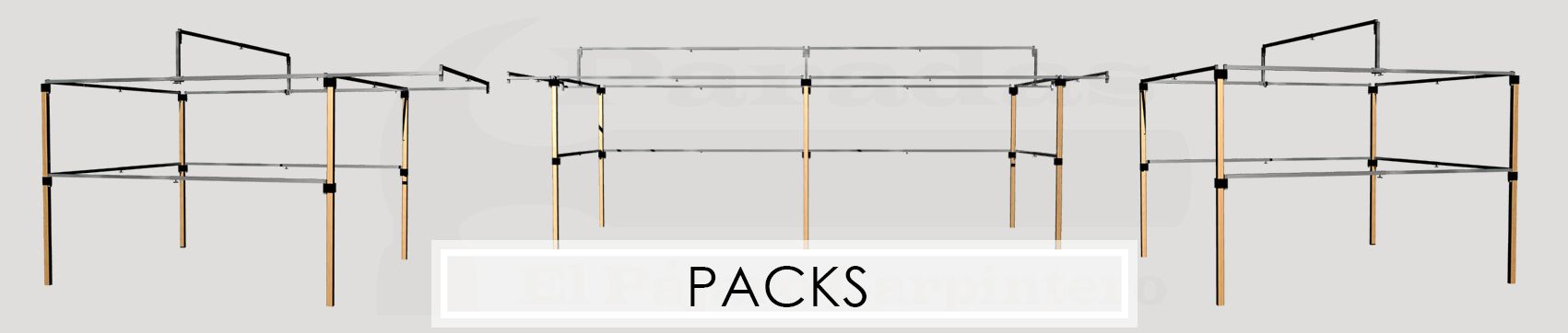 packs caseta madera general