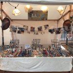 puesto medieval para ferias